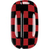 Red and Black Checkerboard Galaxy Buds Live Skin