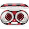 Red and Black Checkerboard Galaxy Buds Plus Skin