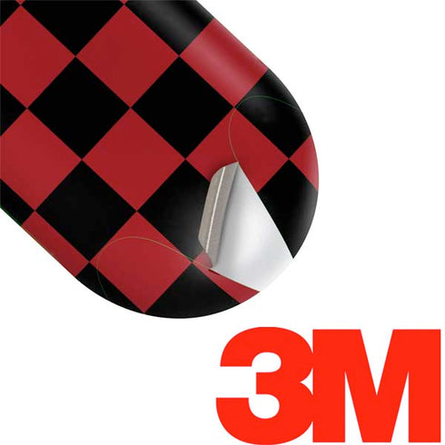 Red and Black Checkerboard Galaxy Buds Plus Skin