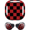 Red and Black Checkerboard Galaxy Buds Pro Skin