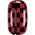 Red and Black Checkerboard Galaxy Buds Pro Skin
