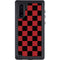 Red and Black Checkerboard Galaxy Note 10 Waterproof Case
