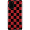 Red and Black Checkerboard Galaxy Note20 5G Pro Case
