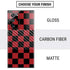 Red and Black Checkerboard Galaxy Note20 Ultra 5G Skin