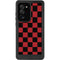 Red and Black Checkerboard Galaxy Note20 Ultra 5G Waterproof Case