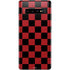 Red and Black Checkerboard Galaxy S10 Plus Skin