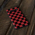 Red and Black Checkerboard Galaxy S10 Plus Skin