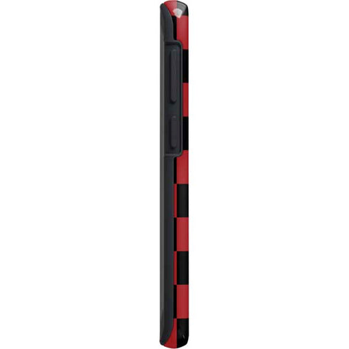 Red and Black Checkerboard Galaxy S20 Pro Case