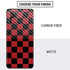 Red and Black Checkerboard Galaxy S20 Skin
