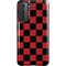 Red and Black Checkerboard Galaxy S21 5G Pro Case