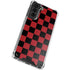 Red and Black Checkerboard Galaxy S21 Plus 5G Clear Case