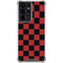 Red and Black Checkerboard Galaxy S21 Ultra 5G Clear Case