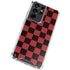 Red and Black Checkerboard Galaxy S21 Ultra 5G Clear Case