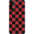 Red and Black Checkerboard Galaxy S22 Plus Skin