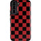 Red and Black Checkerboard Galaxy S22 Pro Case