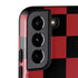 Red and Black Checkerboard Galaxy S22 Pro Case