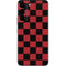 Red and Black Checkerboard Galaxy S22 Skin