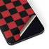 Red and Black Checkerboard Galaxy S22 Skin