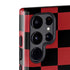 Red and Black Checkerboard Galaxy S22 Ultra Pro Case