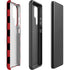 Red and Black Checkerboard Galaxy S22 Ultra Pro Case