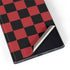 Red and Black Checkerboard Galaxy S22 Ultra Skin