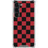 Red and Black Checkerboard Galaxy S23 Clear Case