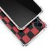 Red and Black Checkerboard Galaxy S23 FE Clear Case