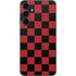 Red and Black Checkerboard Galaxy S23 FE Skin