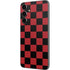 Red and Black Checkerboard Galaxy S23 FE Skin