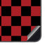 Red and Black Checkerboard Galaxy S23 FE Skin