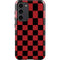 Red and Black Checkerboard Galaxy S23 Plus Pro Case