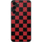 Red and Black Checkerboard Galaxy S23 Plus Skin