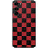 Red and Black Checkerboard Galaxy S23 Plus Skin