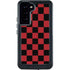 Red and Black Checkerboard Galaxy S23 Plus Waterproof Case