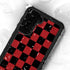 Red and Black Checkerboard Galaxy S23 Plus Waterproof Case