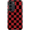 Red and Black Checkerboard Galaxy S23 Pro Case