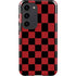 Red and Black Checkerboard Galaxy S23 Pro Case