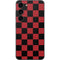Red and Black Checkerboard Galaxy S23 Skin