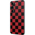 Red and Black Checkerboard Galaxy S23 Skin