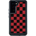 Red and Black Checkerboard Galaxy S23 Waterproof Case