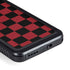 Red and Black Checkerboard Galaxy S23 Waterproof Case