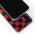 Red and Black Checkerboard Galaxy S24 Clear Case