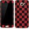 Red and Black Checkerboard Galaxy S7 Edge Skin