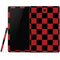 Red and Black Checkerboard Samsung Galaxy Tab Skin
