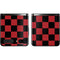 Red and Black Checkerboard Galaxy Z Flip Skin