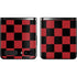 Red and Black Checkerboard Galaxy Z Flip Skin