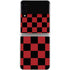 Red and Black Checkerboard Galaxy Z Flip3 5G Skin