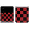 Red and Black Checkerboard Galaxy Z Flip4 5G Skin