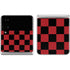 Red and Black Checkerboard Galaxy Z Flip4 5G Skin