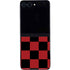 Red and Black Checkerboard Galaxy Z Flip5 5G Skin